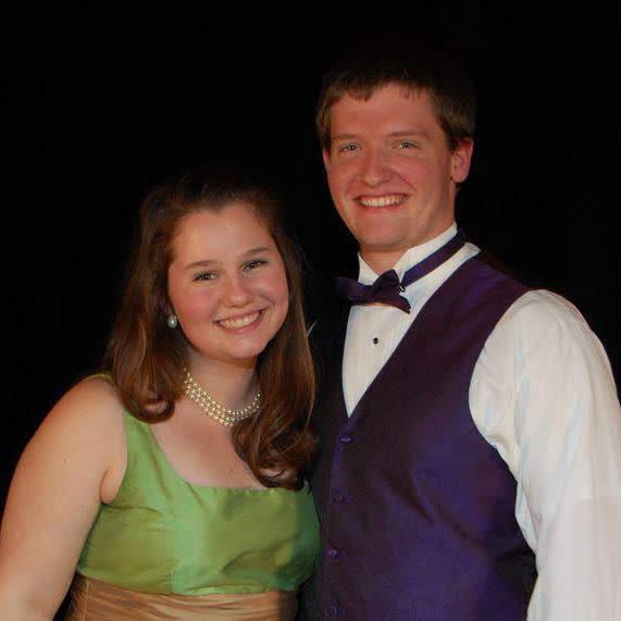 At Alex's sister's wedding in October 2012.