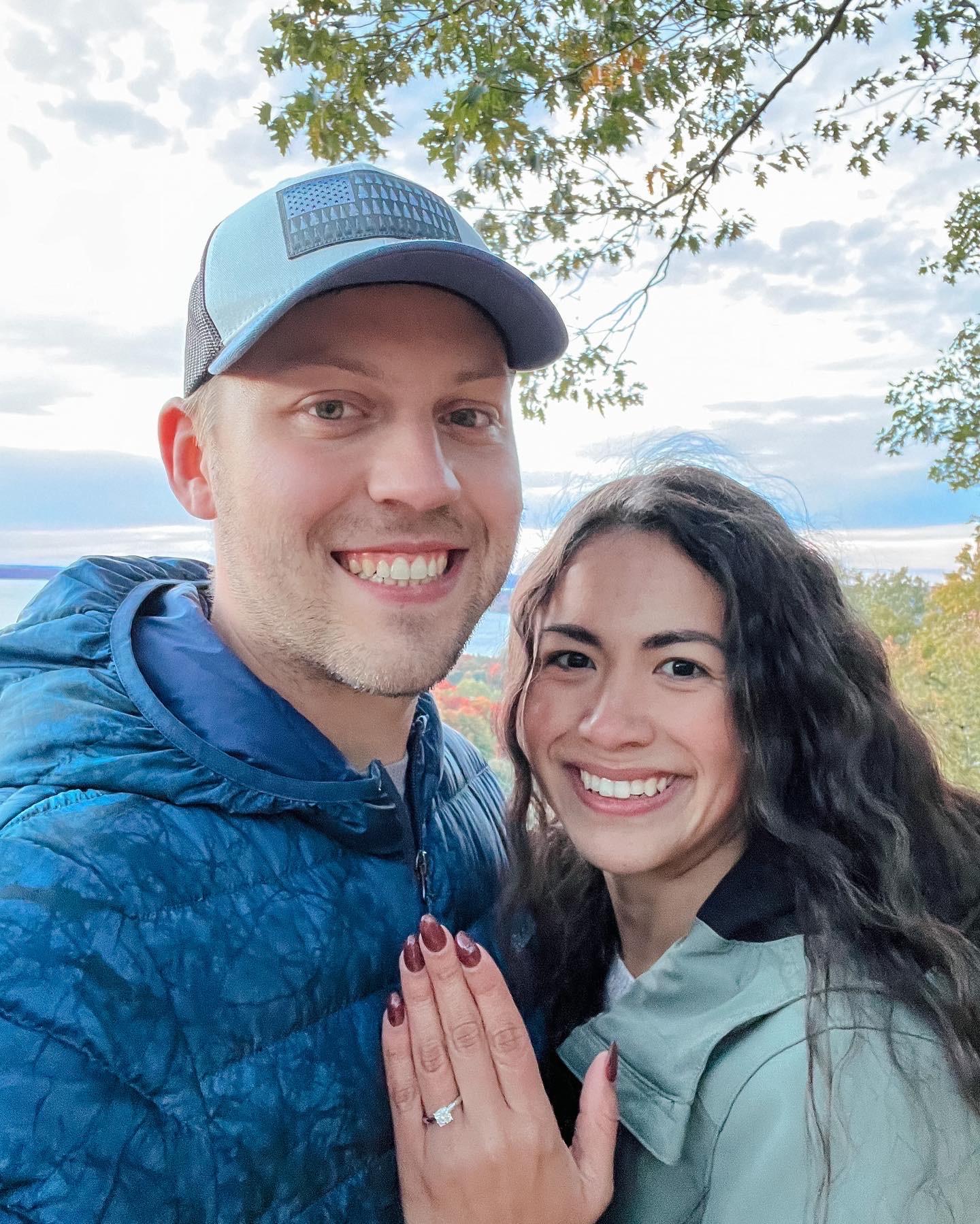 The day Daniel proposed in Charlevoix. October 8, 2022
