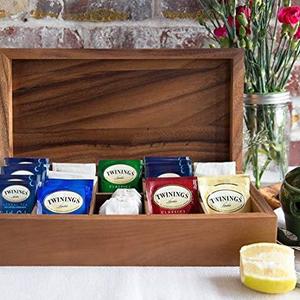 Tea Bag Storage Chest Box