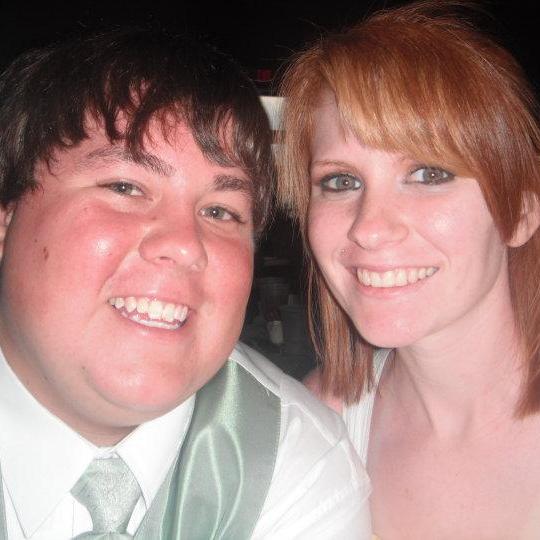 Our first wedding together
