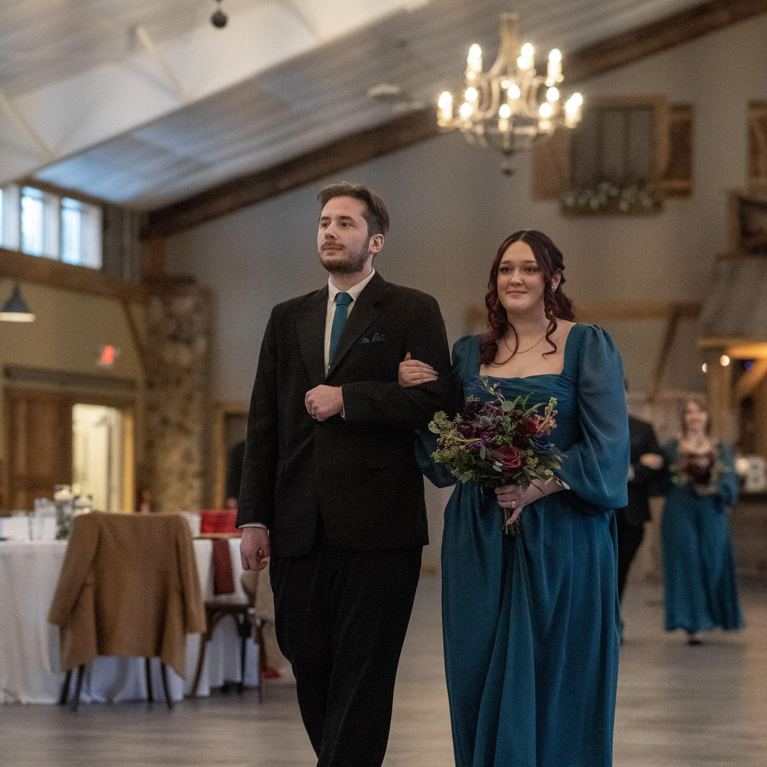 The last wedding we were in before our own!