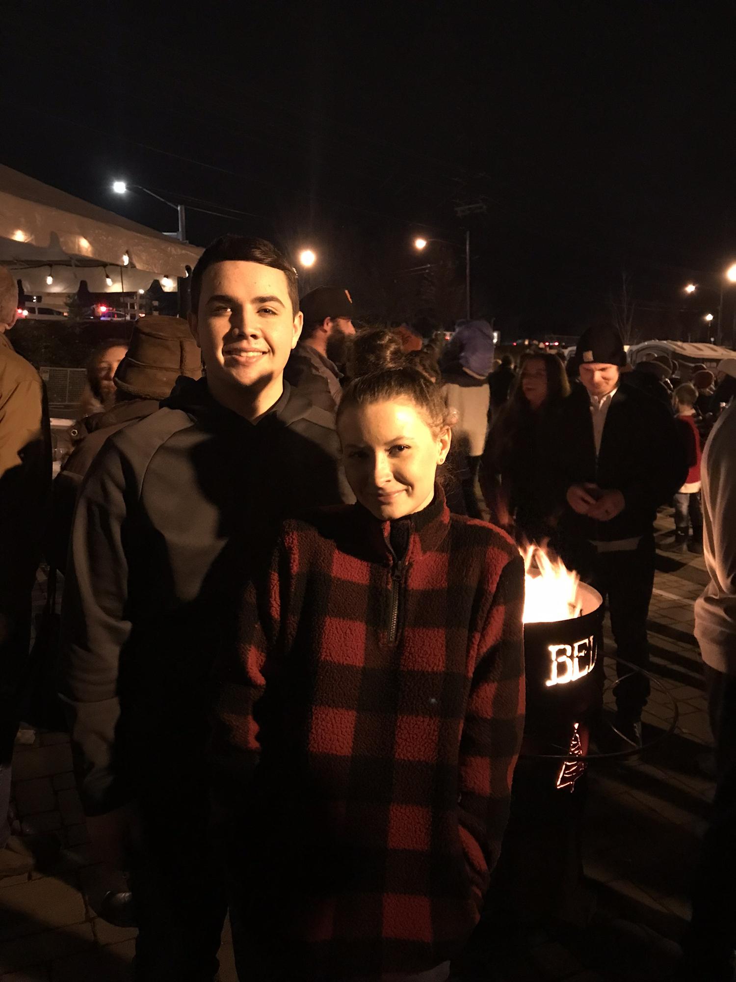Maya and Dustin in Portland, OR for the Christmas boat parade 2018