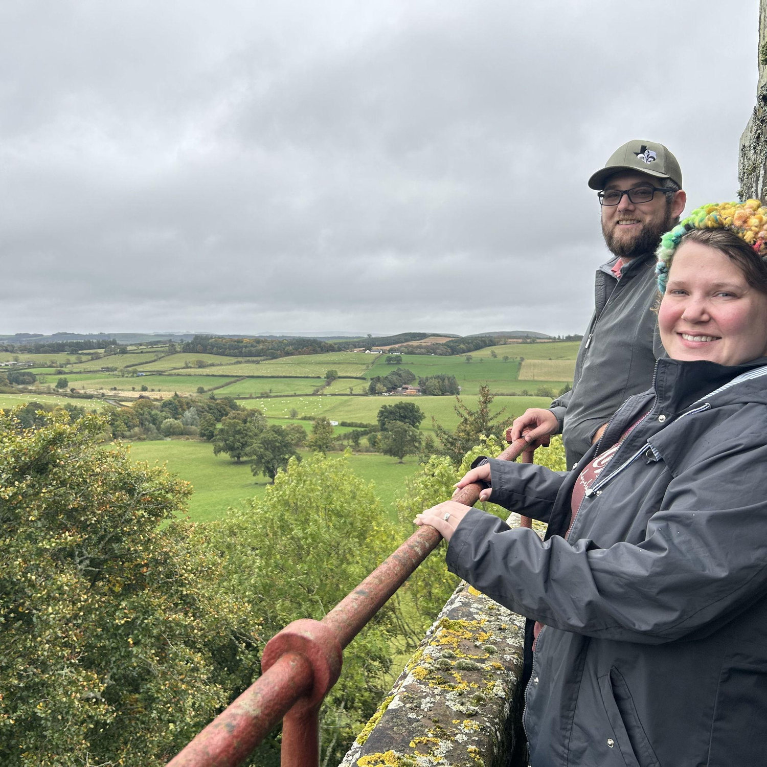 Visiting the Reddell ancestral lands in Scotland.