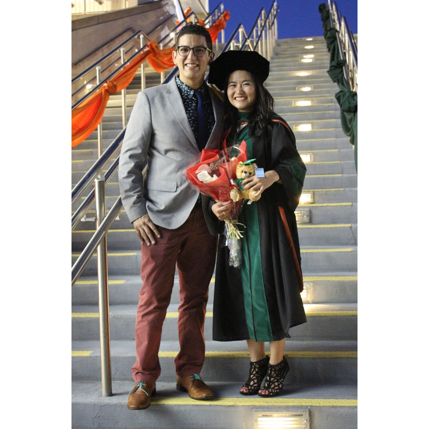 Medical school graduation.