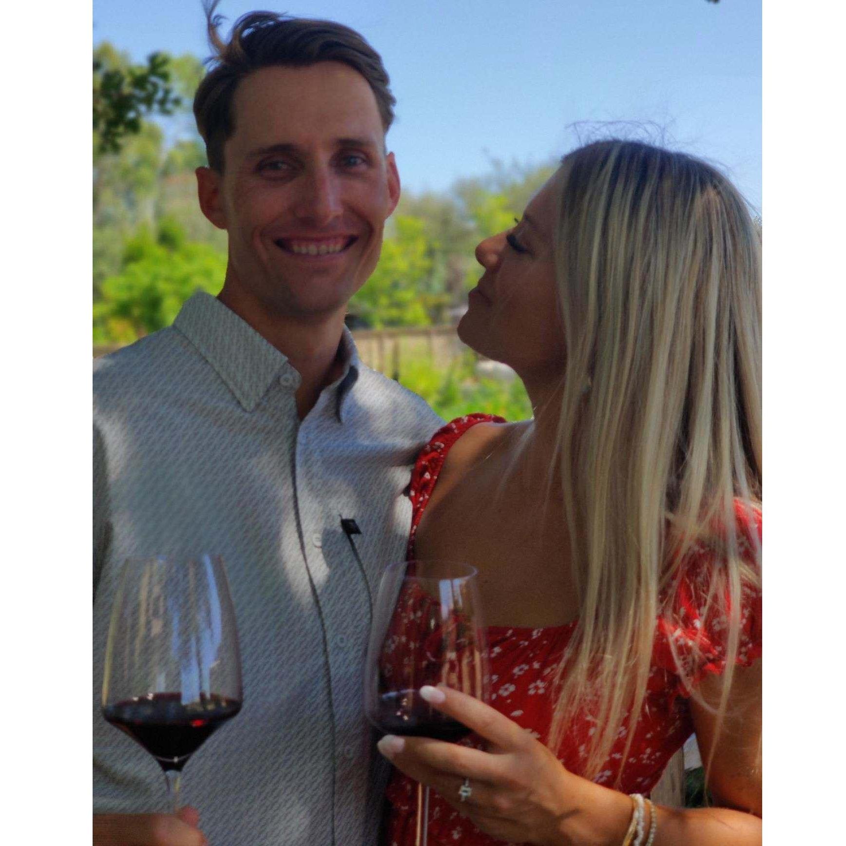 Happier than we could ever describe and I'll never stop looking at him like this.