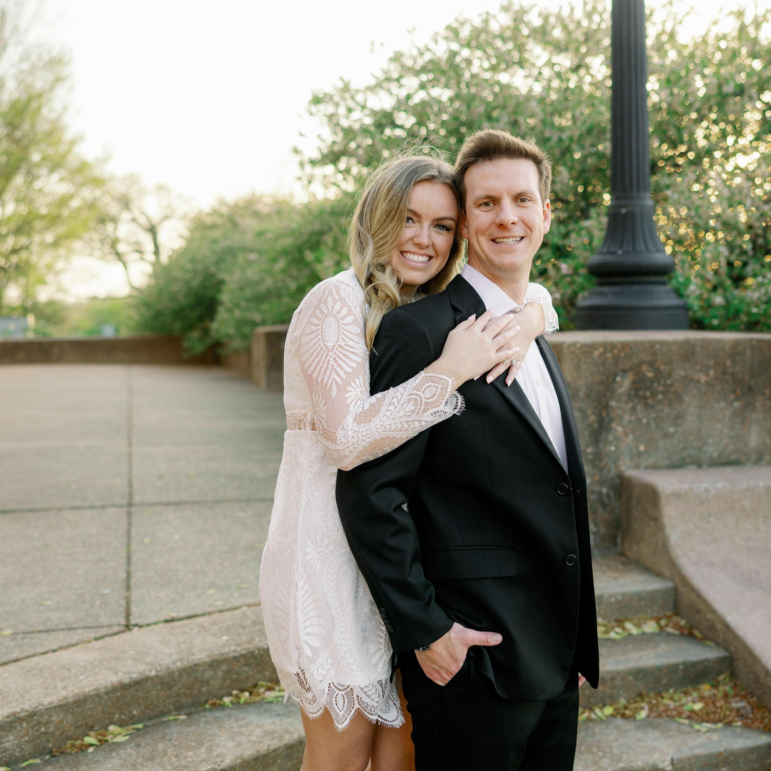 Another World's Fair Pavilion engagement photo!