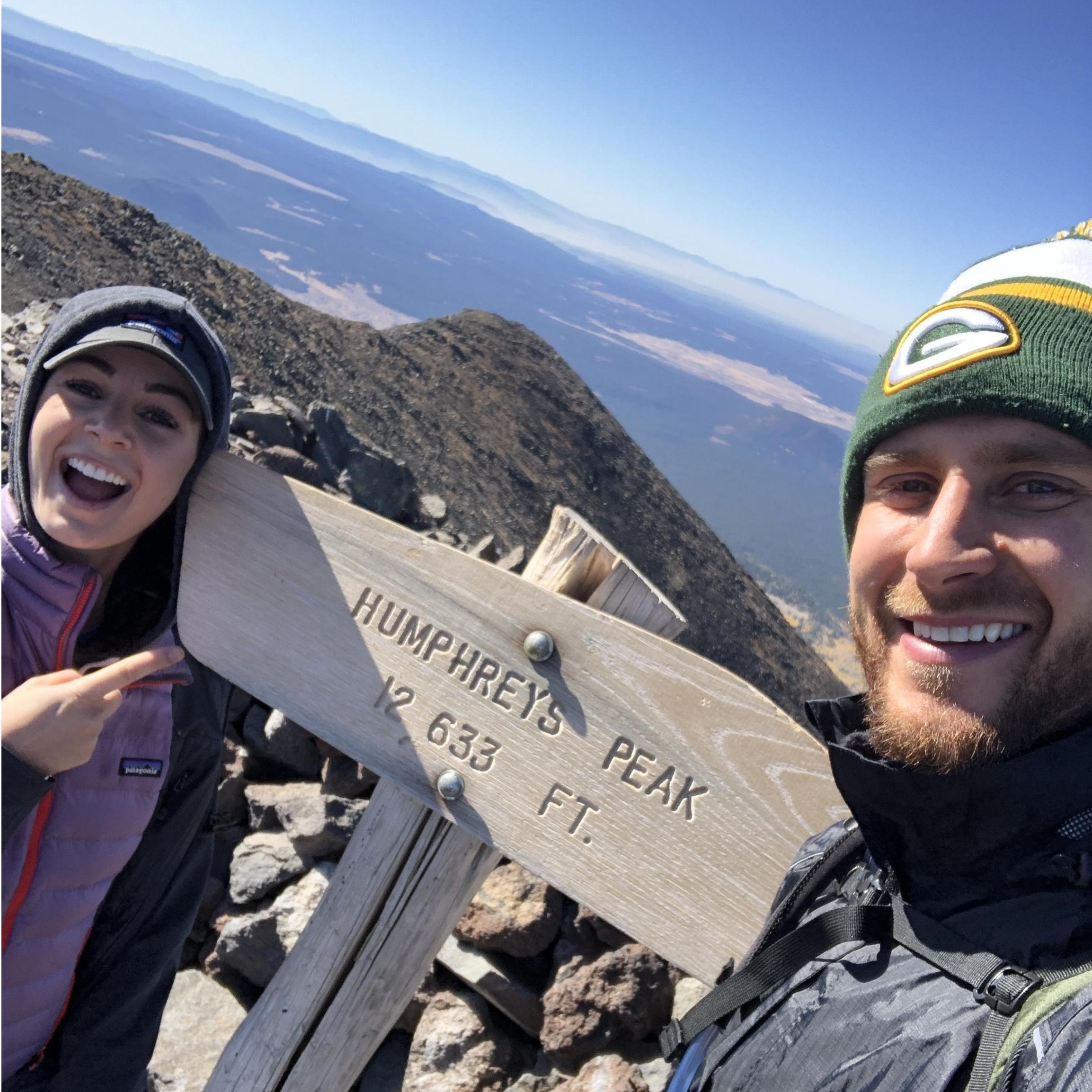 October 25, 2019
Flagstaff, AZ
Made it up the tallest mountain in AZ - Humphreys Peak