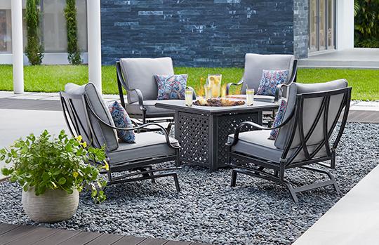 Outdoor Fire Pit Set