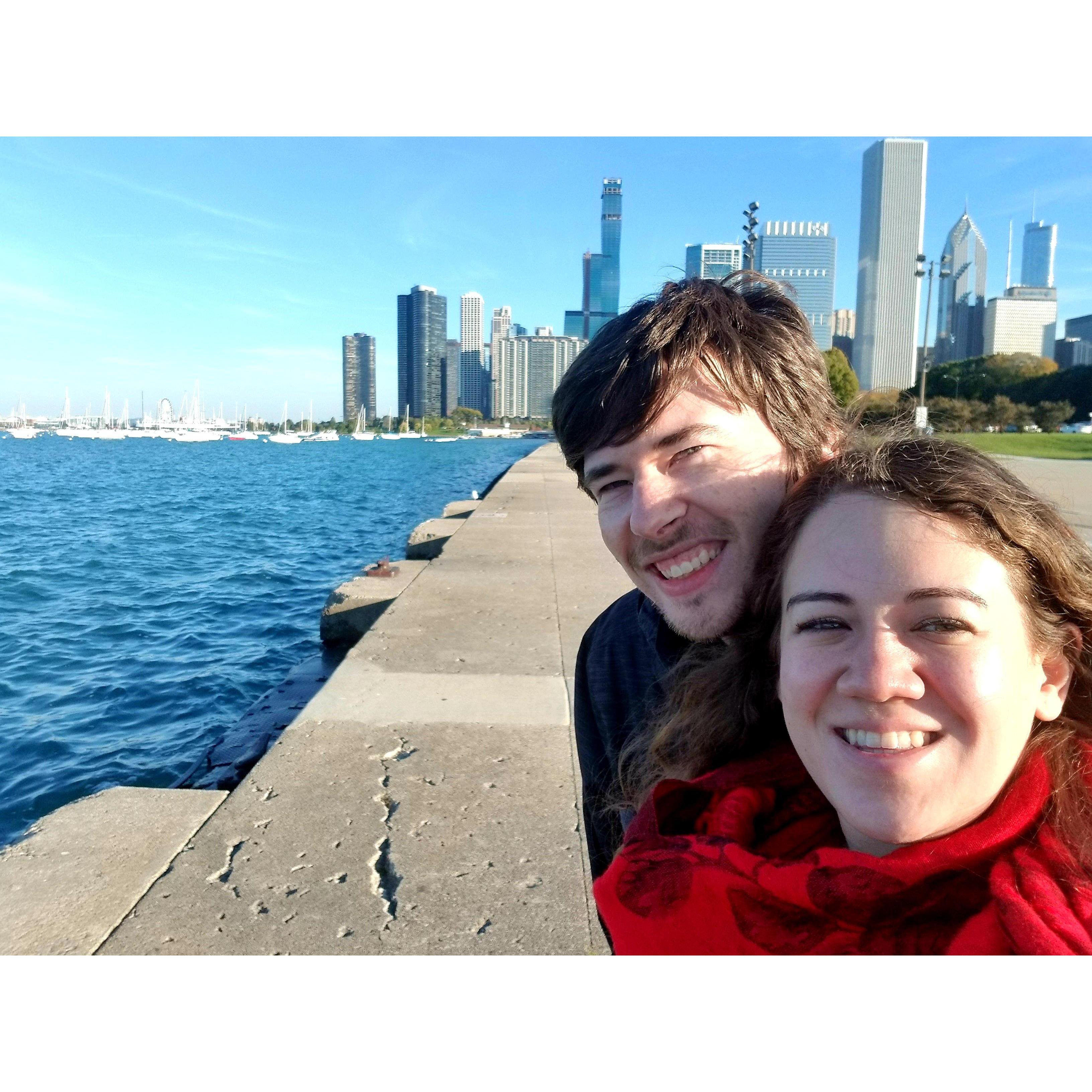 Enjoying our new home in Chicago!