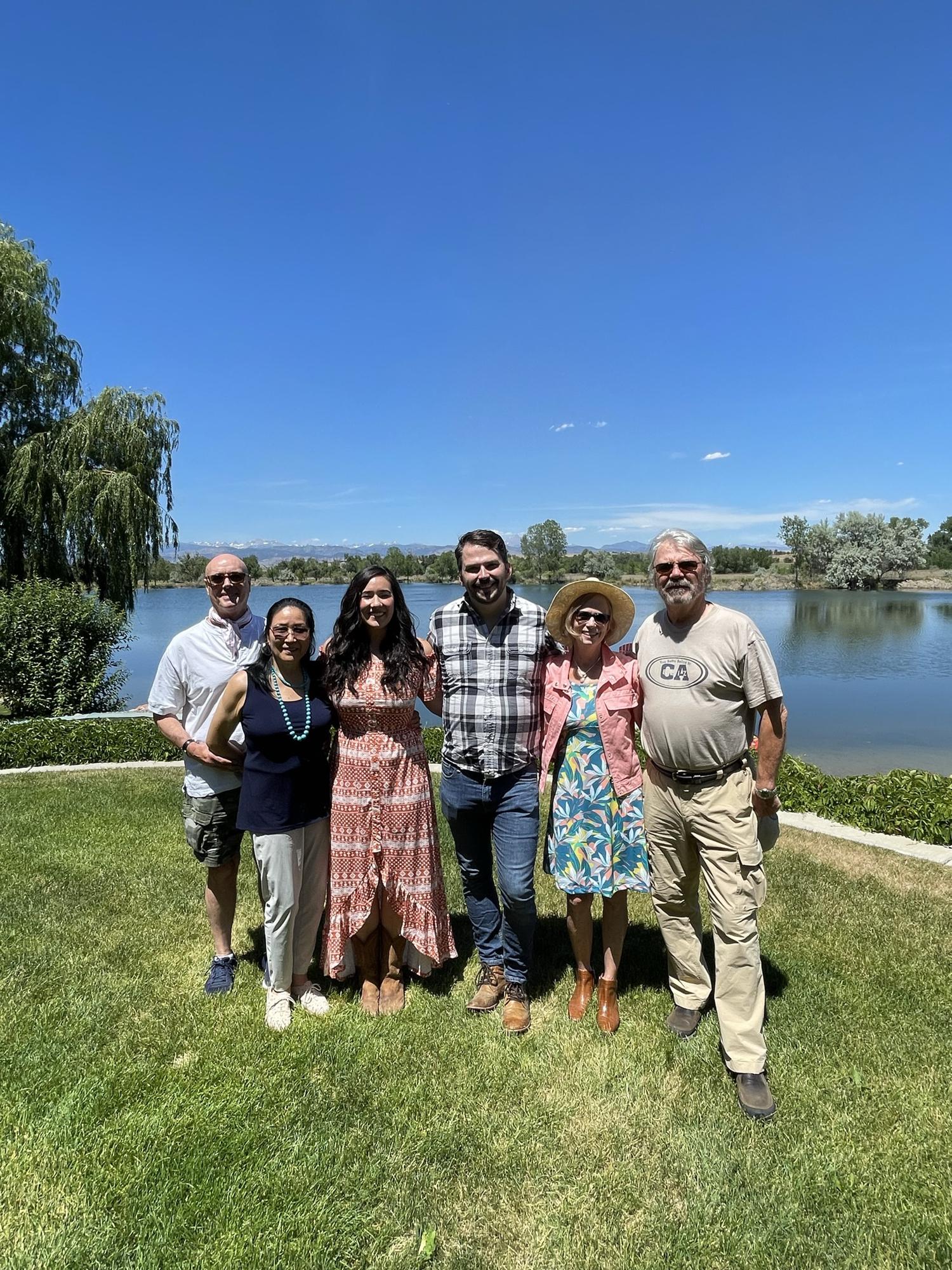 With the parents in CO!