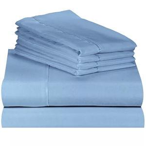 6PC Silky Soft Cooling Deep Pocket Performance Sheet Set Light Blue - Macy's