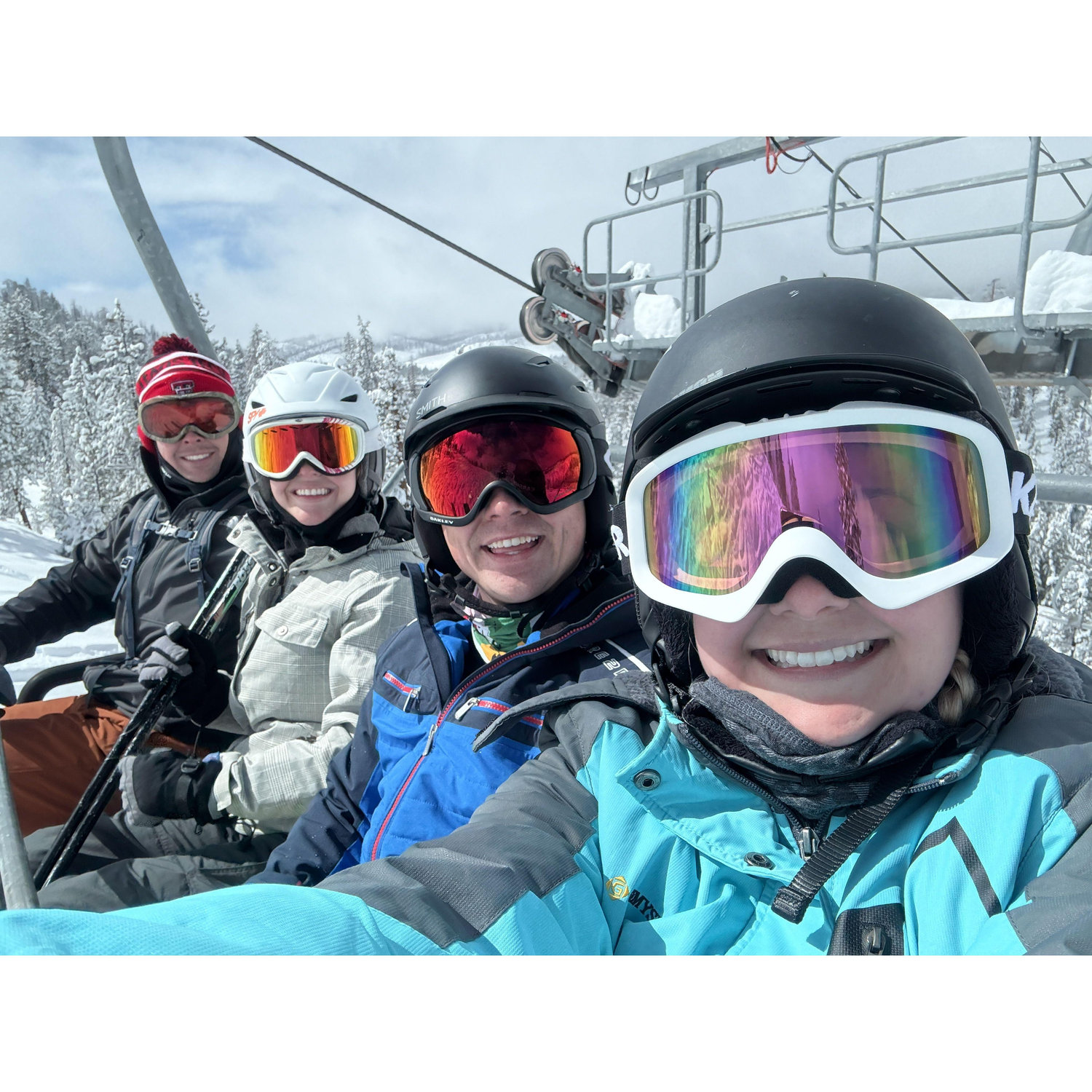 Cole and Caroline! Skiing with you two in CA was nothing short of crazy. Caroline, we found your ski right? or is it still stuck on China Peak ... ask Us about it