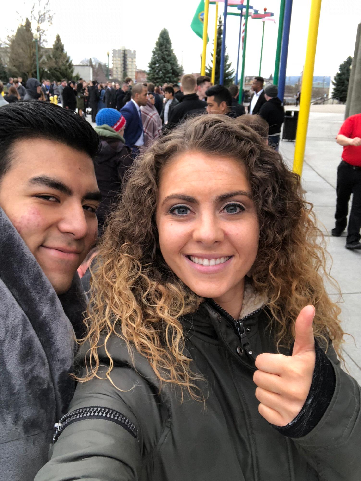 Standing in line to hear a millionaire speak is ALWAYS worth it. :))