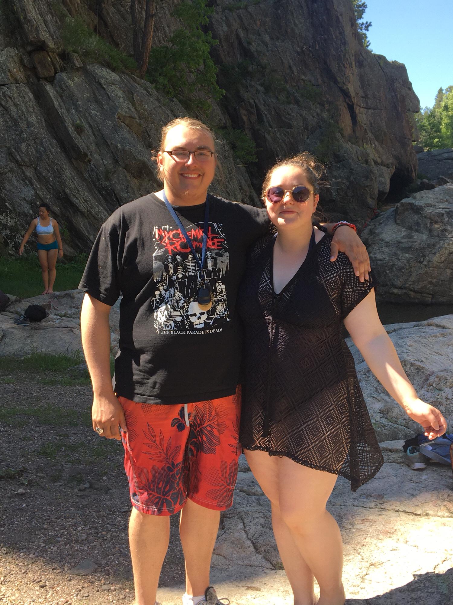 Last summer we visited the "Hippie Hole" in the Black Hills. It was a long hike and the water was freezing, but it sure was beautiful and a memory we will treasure forever.