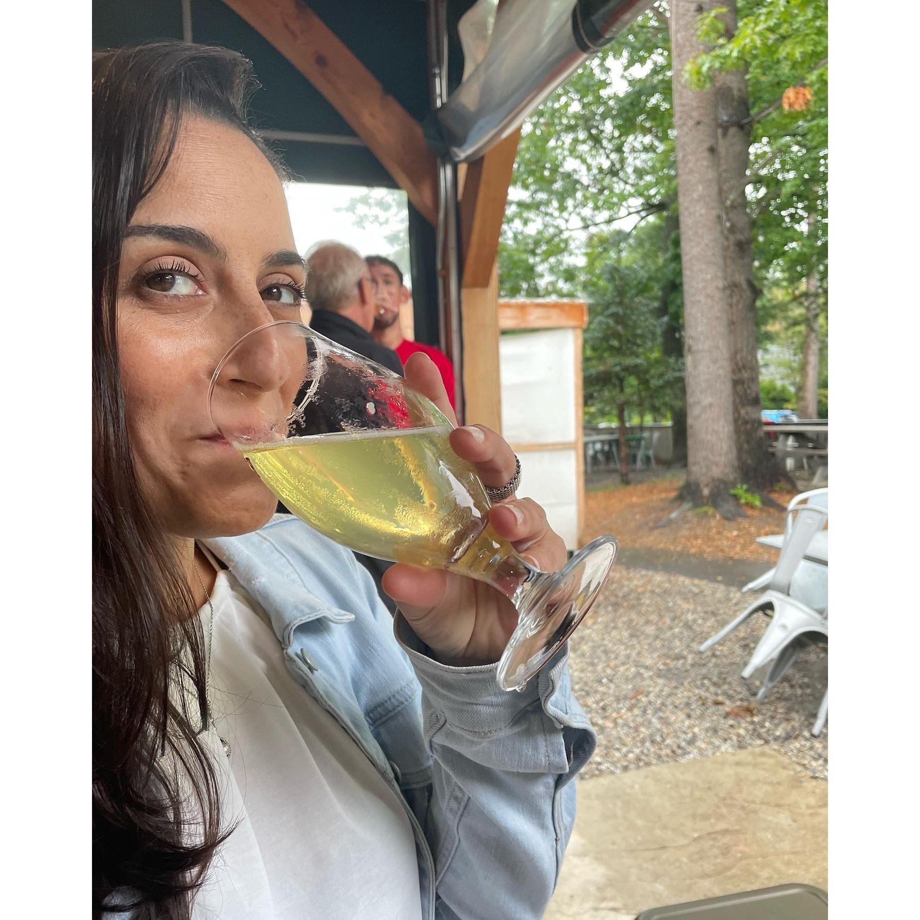 The best tasting Allagash White we ever had @ Portland, Maine
