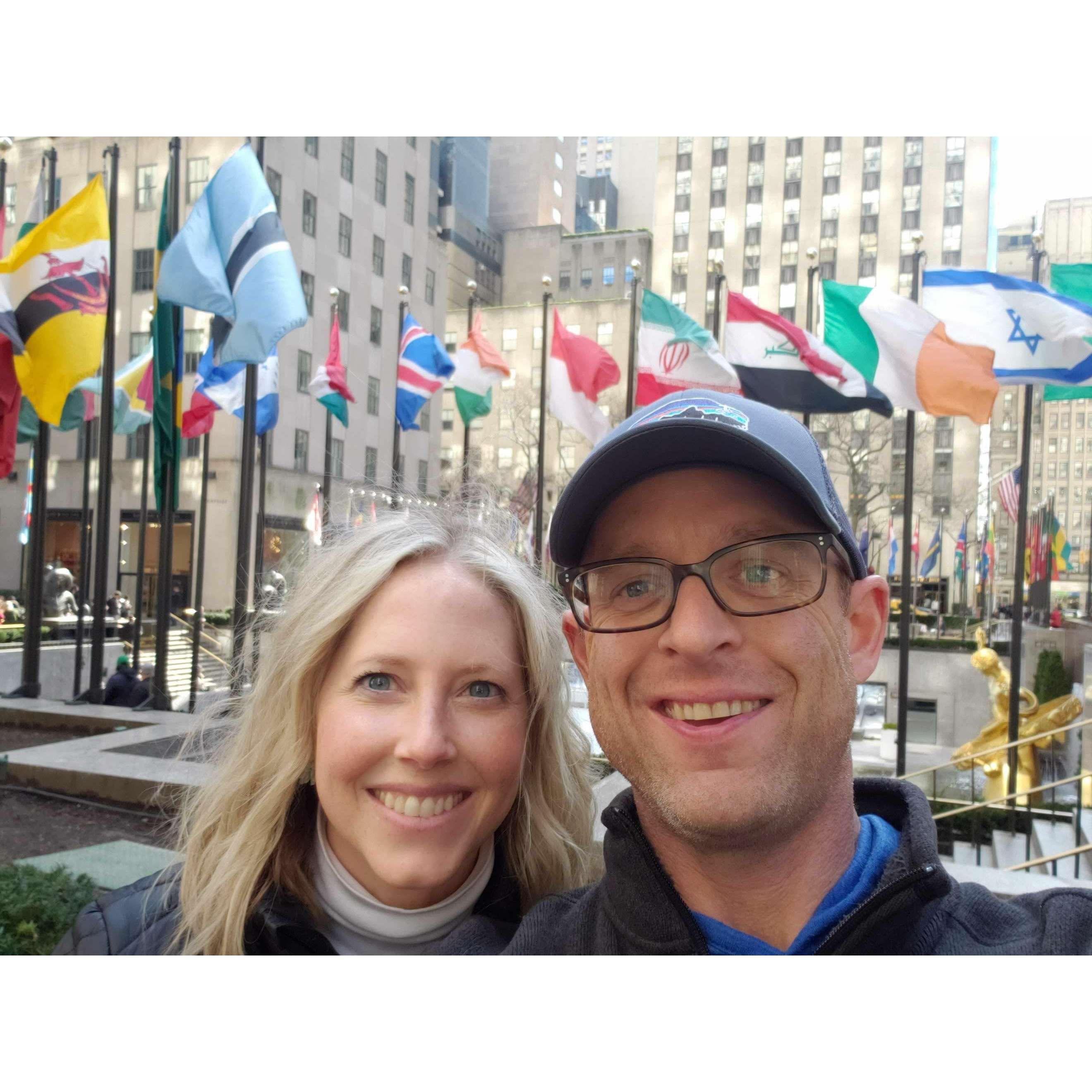 Rockefeller Center in NYC - March 2020
