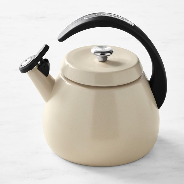 Le Creuset Cloche Tea Kettle, 2-Qt., Brioche