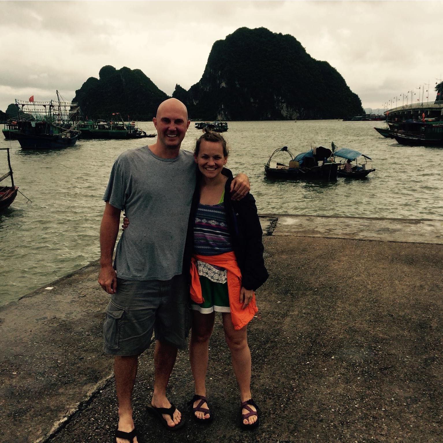 Looking out on Halong Bay, Vietnam