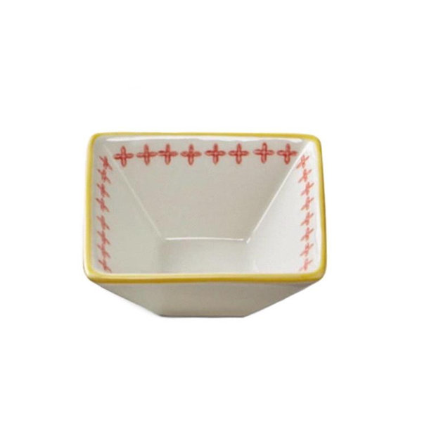 Red Crosses Sauce Dish