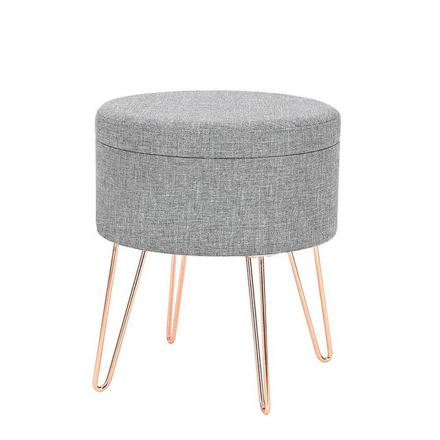 Poly and Bark Hattie Small Round Storage Stool