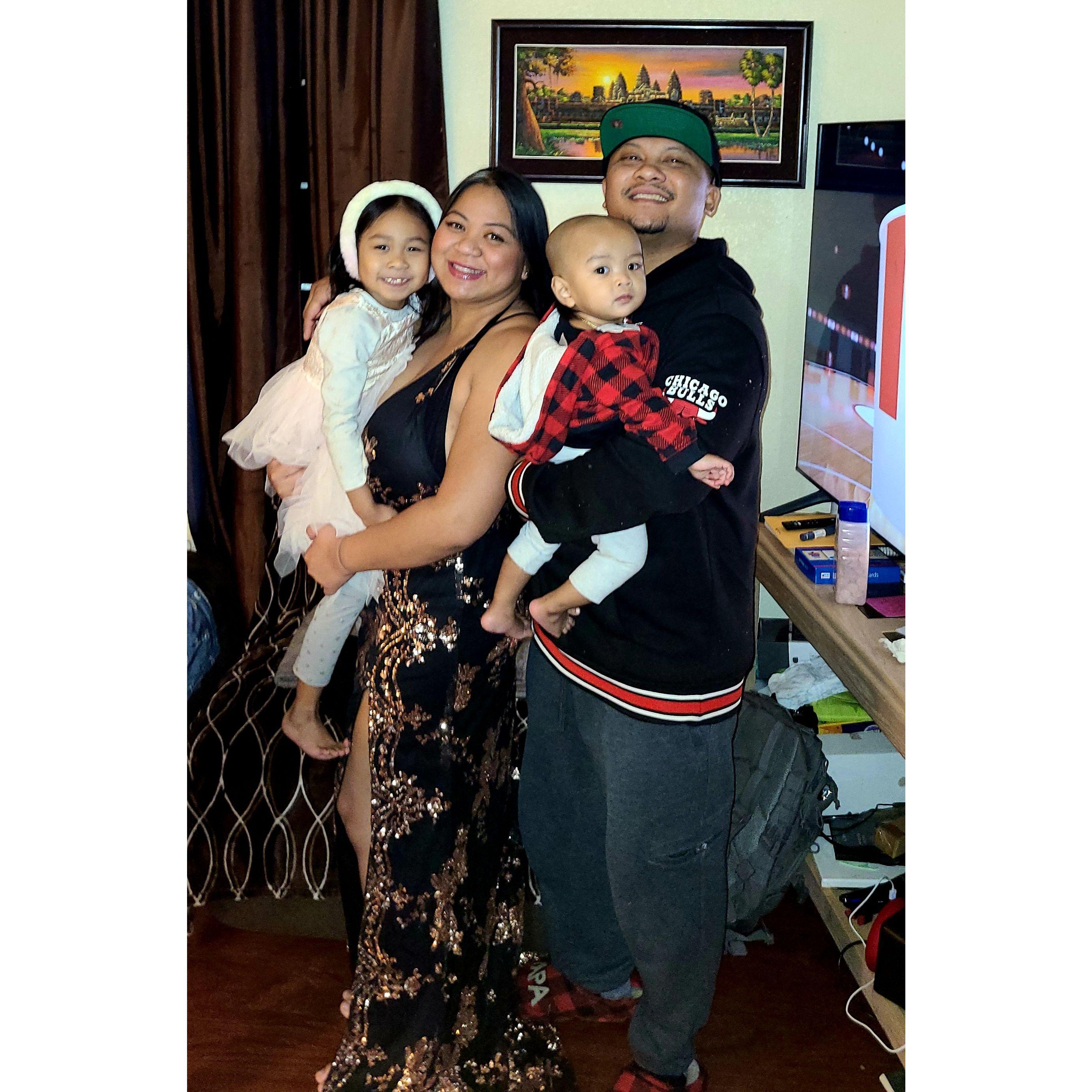 Our family New Years Eve photo