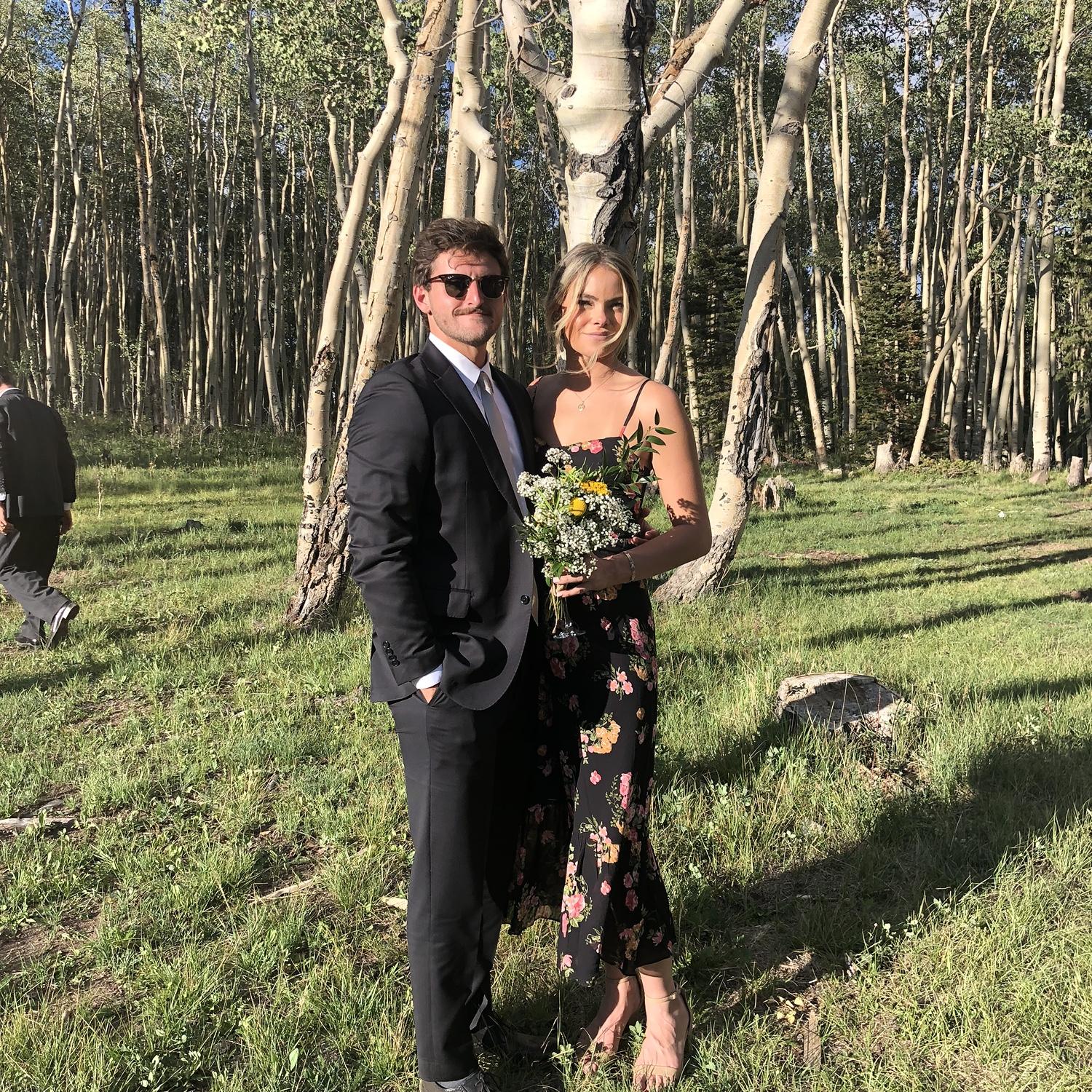 The Blount's Wedding - Grayce as the MOH for her big sis! - South Fork, CO