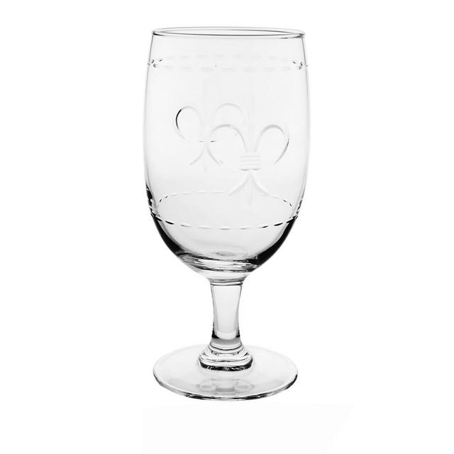 Rolf Glass Fleur De Lis Iced Tea 16Oz - Set Of 4 Glasses
