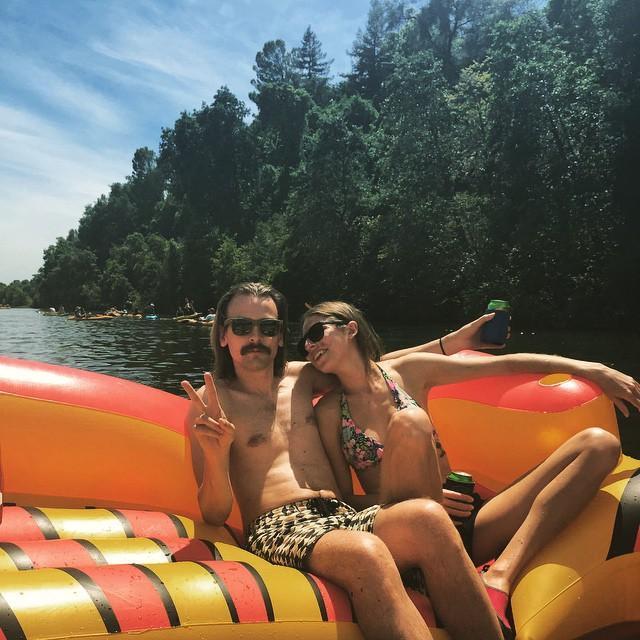 Float days are the best days, on the American River near Sacramento, CA
