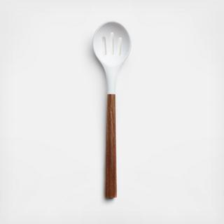 Silicone Slotted Spoon with Acacia Handle