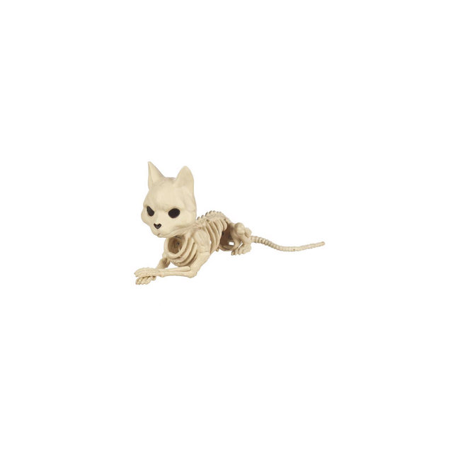 Seasons - Skeleton Cat - Halloween Decor - 5 in.