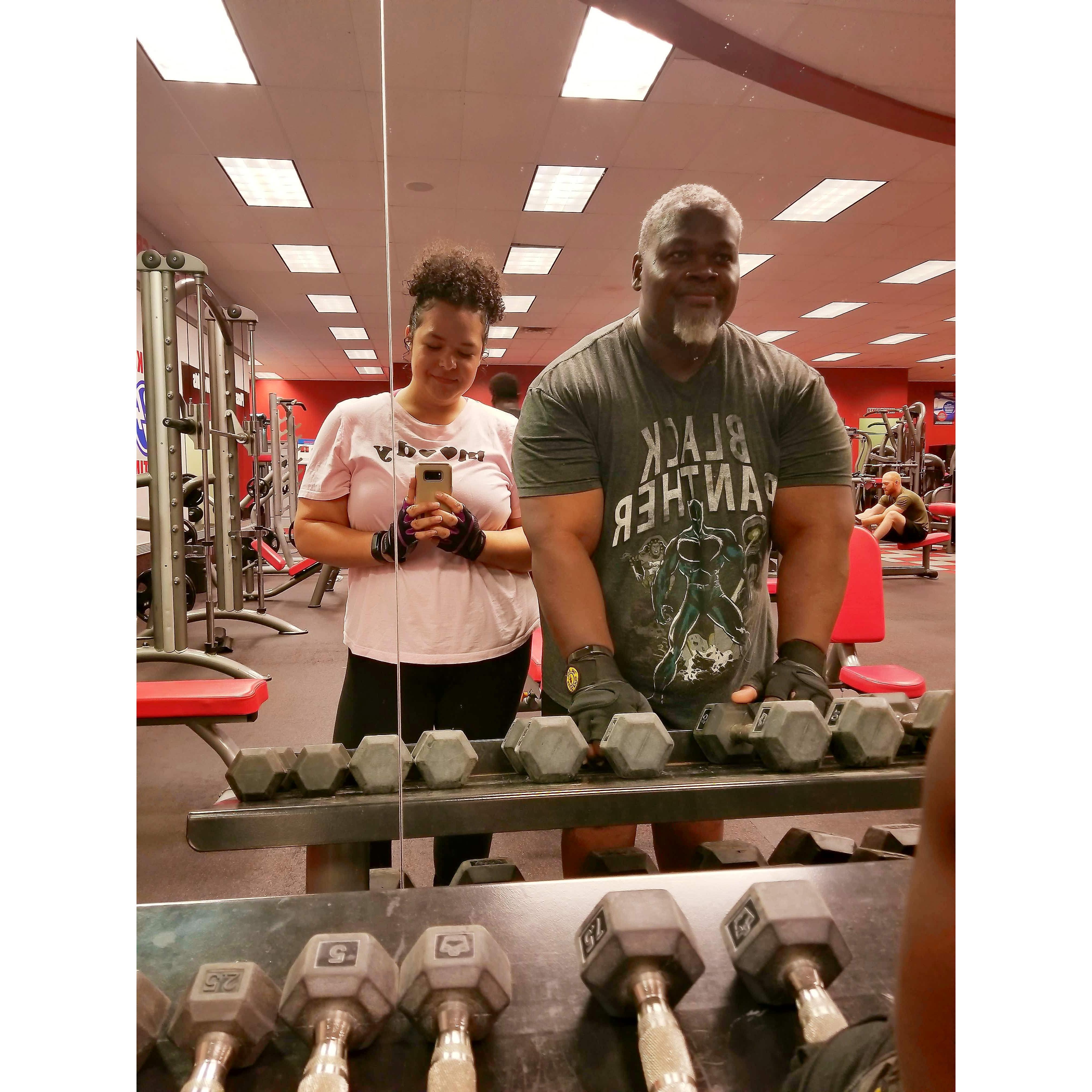 Couples who workout together work out together lol