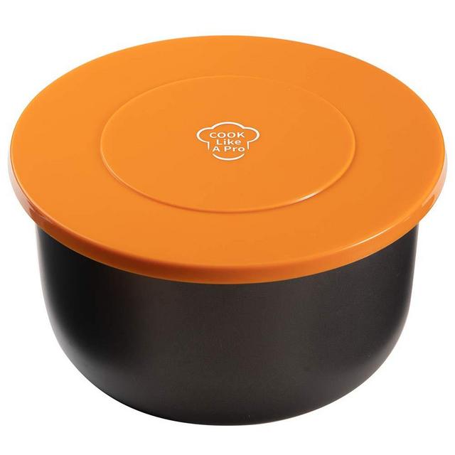 Goldlion Silicone Lid Inner Pot Cover Accessories Compatible with Ninja Foodi Pressure Cooker and Air Fryer 5 Quart 6.5 Quart and 8 Quart, Orange
