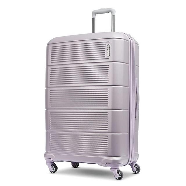 American Tourister Stratum XLT 2.0 Expandable Hardside Luggage with Spinner Wheels, Purple Haze, 28"