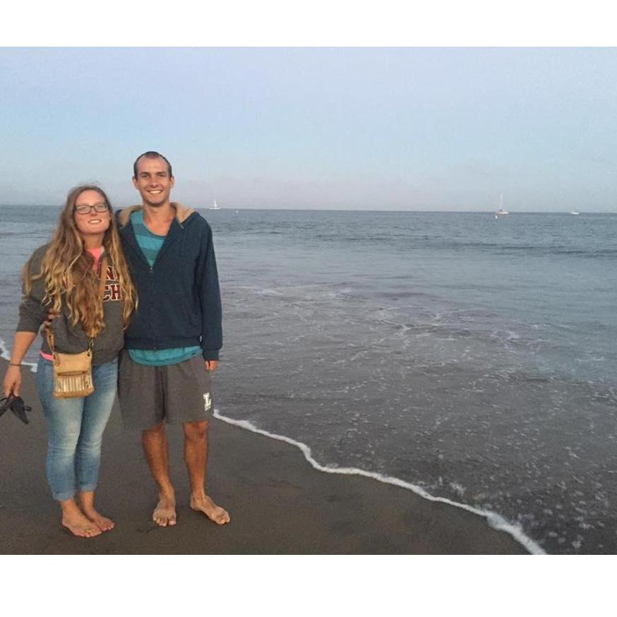 Santa Cruz CA 2016 beach stop on the trip