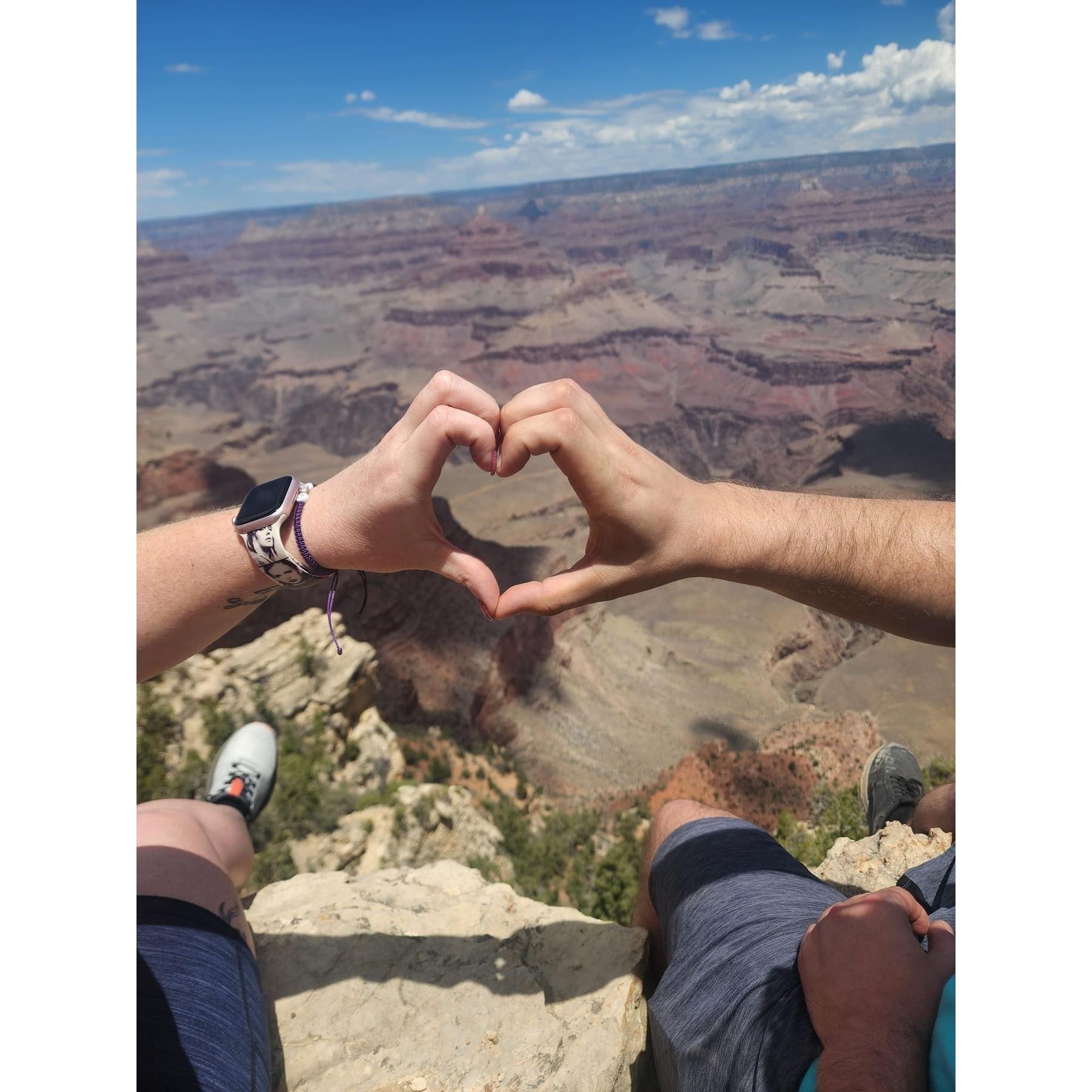 Visiting the Grand Canyon, June 2024