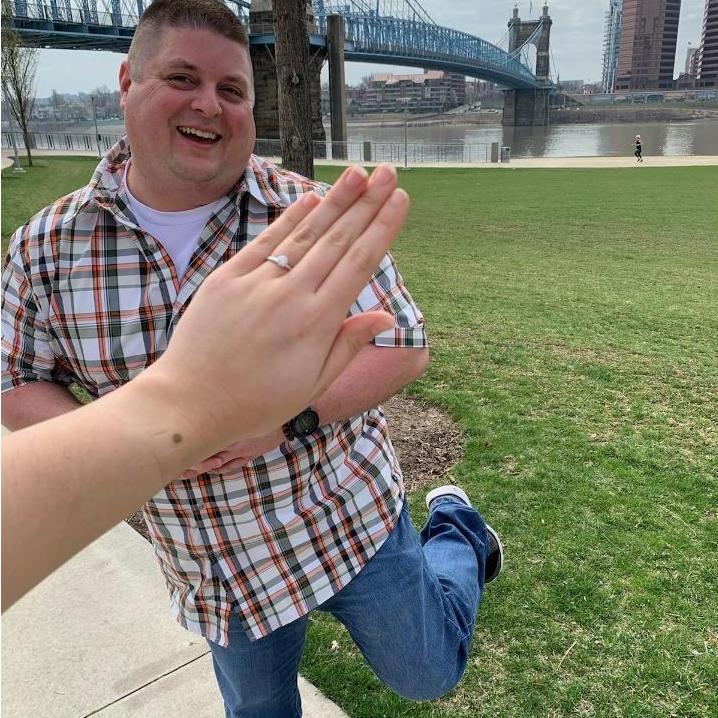 A little excited that she said "yes"