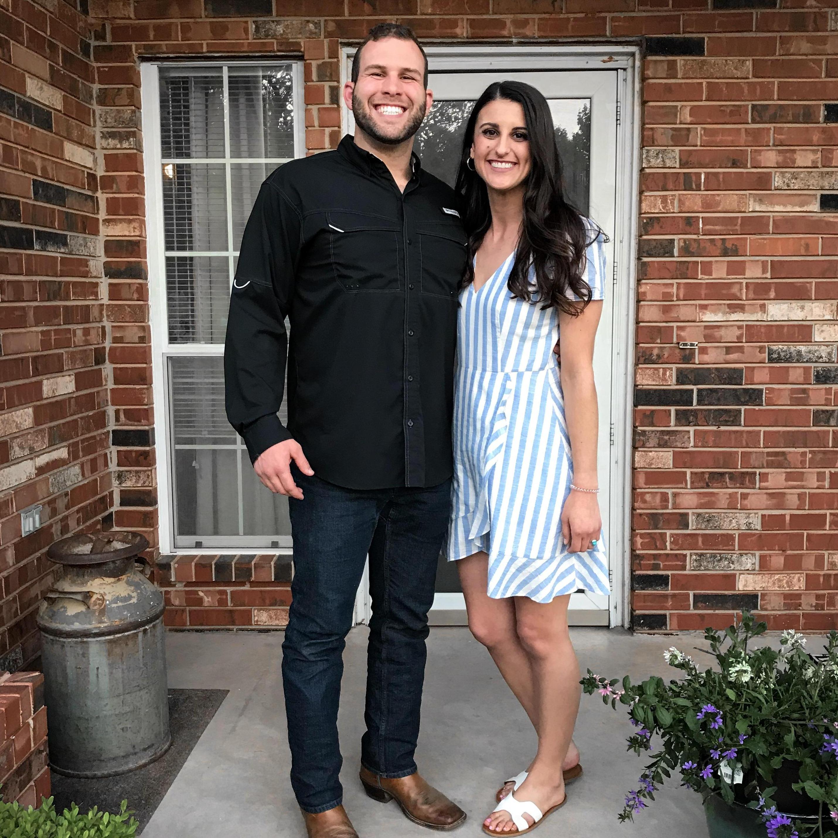 First time at the Hickman household as a couple, Easter 2019.