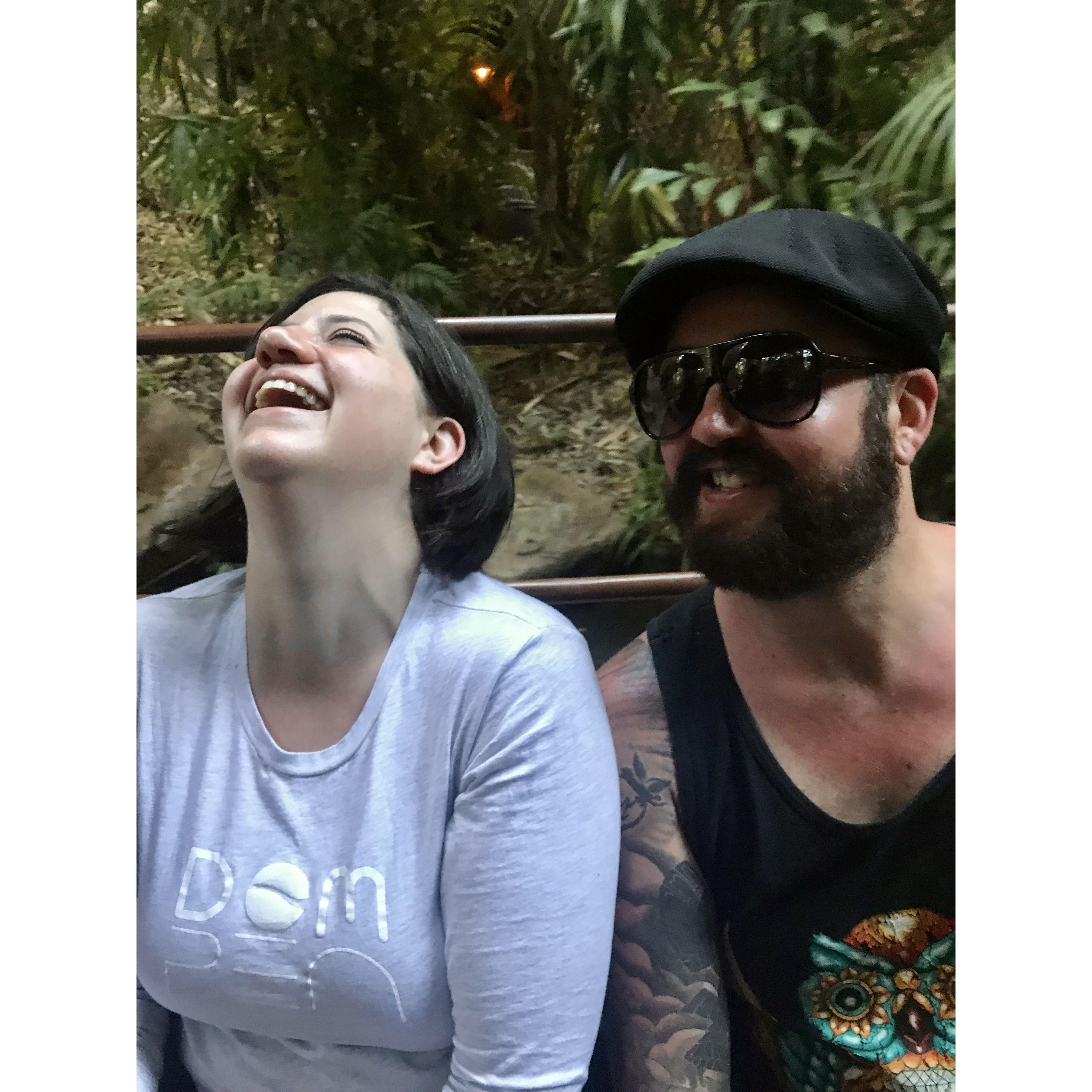 First captured Disneyland laugh