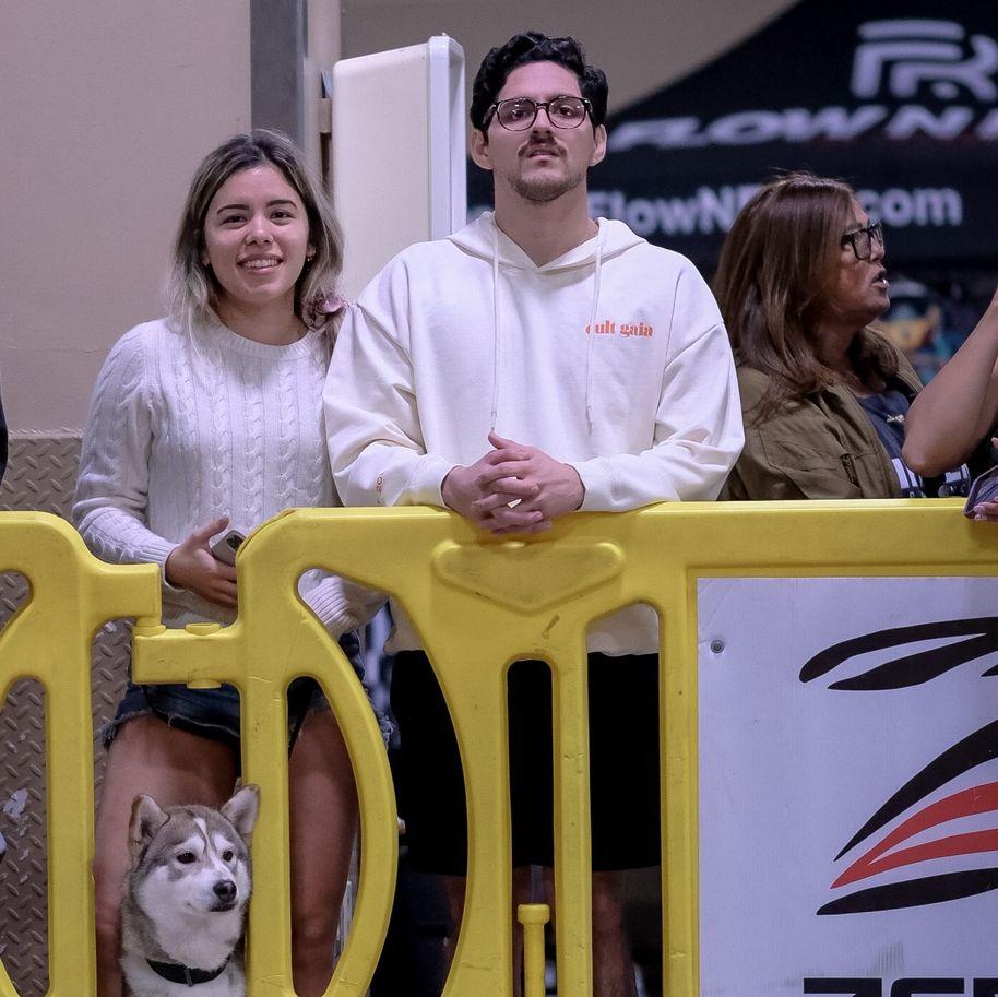 Primera competencia de Jiu-Jitsu, Victor estaba compitiendo y Hikari❤️ Febrero 2024