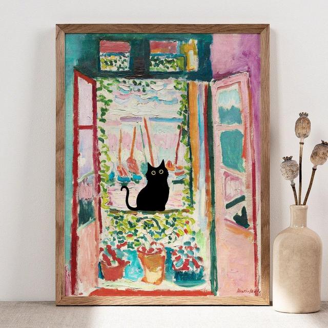 Henri Matisse Cat Print, Matisse Open...