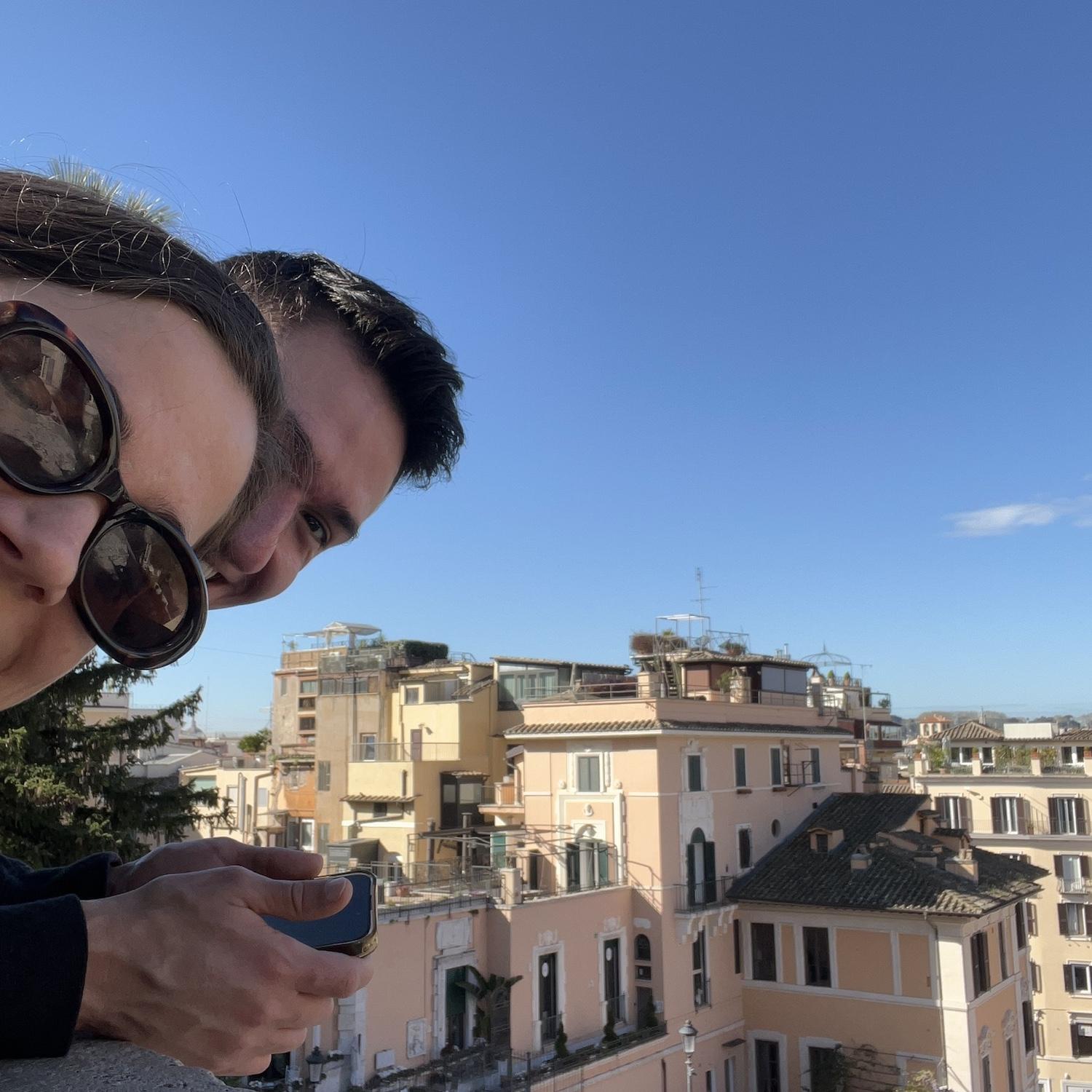 Spanish steps selfie! 

*Rick Steve’s audio tour playing in the background