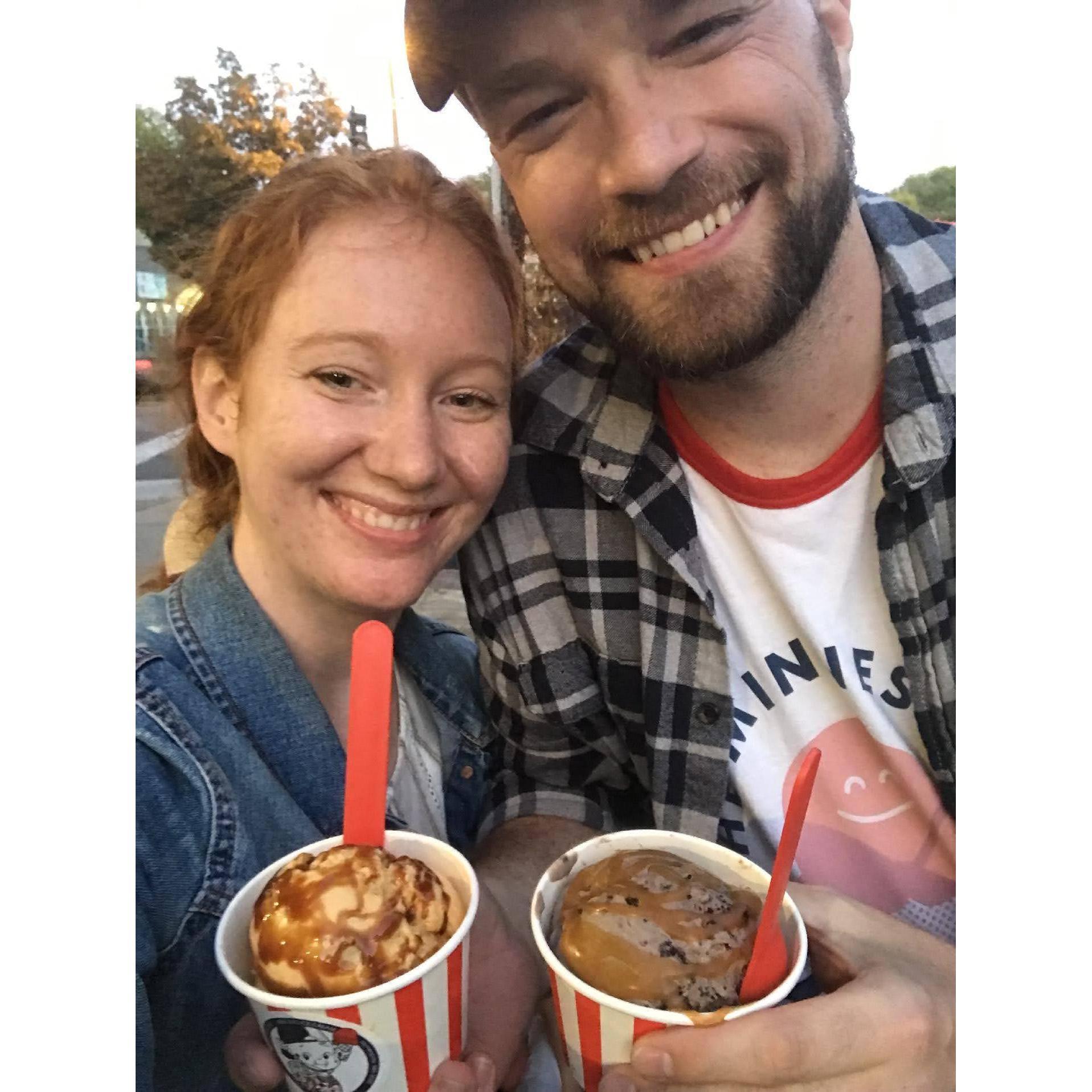 You might say we like ice cream trips...