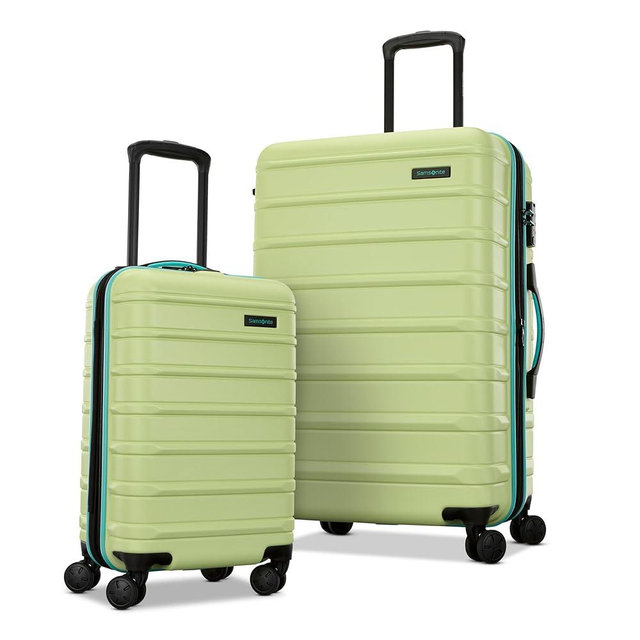 Samsonite Omni 2 Hardside Expandable Luggage with Spinner Wheels, 2-Piece Set (19/24), Frozen Matcha