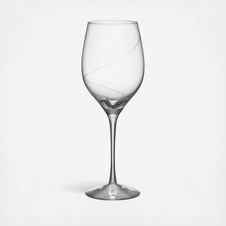 Line White Wine Glass