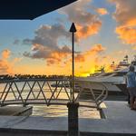 Watch the sunset at Sailfish Marina Tiki Bar