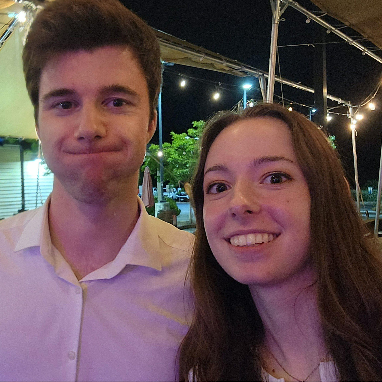Us at a party