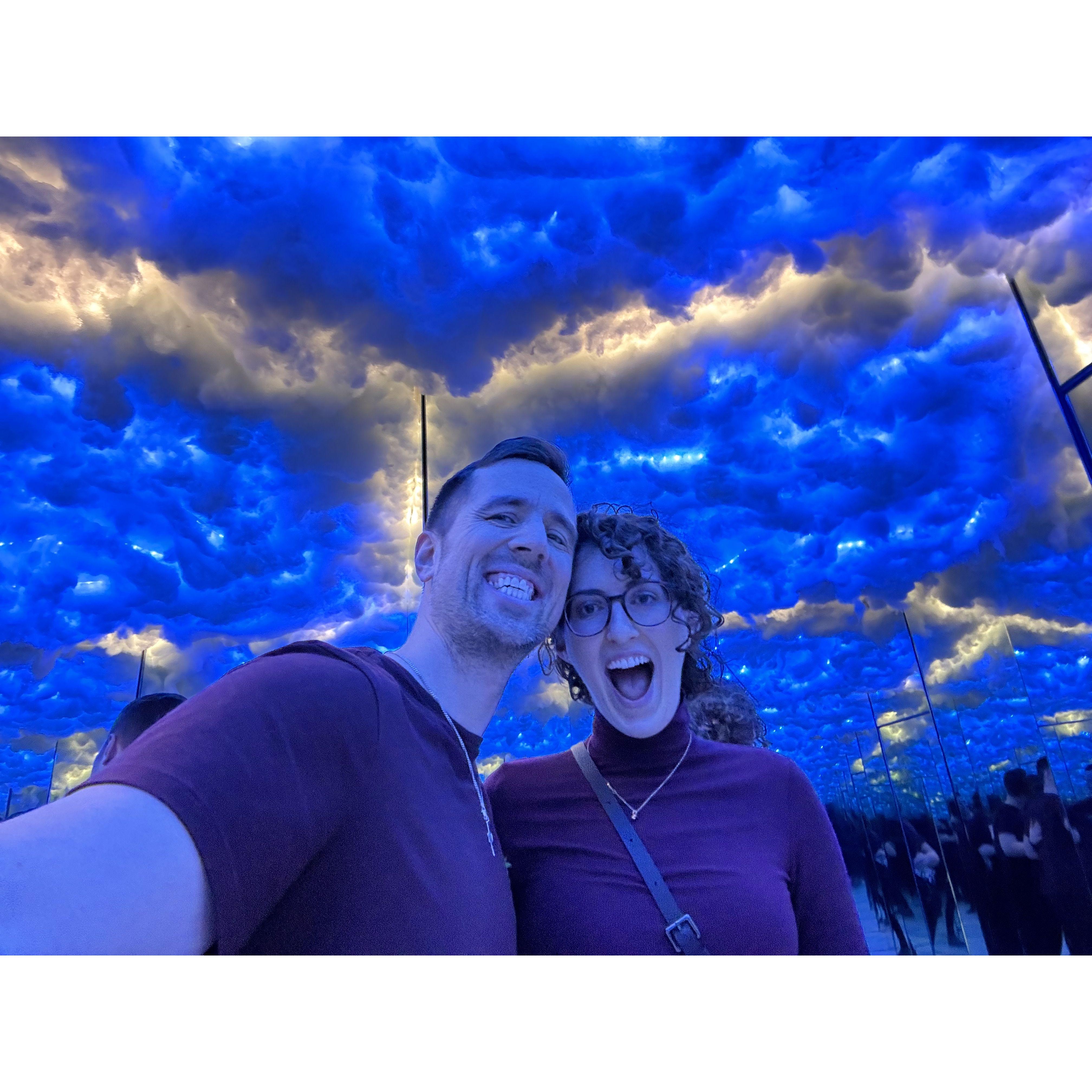 Our love isn't an illusion at the "Museum of Illusions."