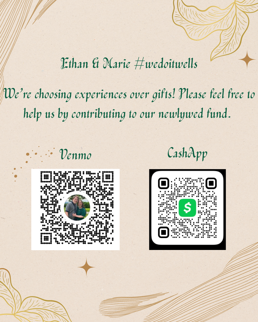 The Wedding Website of Marie Morrow and Ethan Wells