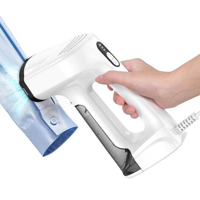Sweepulire Vacuum Steamer for Clothes, 2500Pa Suction Handheld Clothes Steamer, 3 Modes, LED Display, Portable Travel Steamers for Clothes, Steaming & Ironing 2 In 1, 160ml Water Tank (for 110-120V)