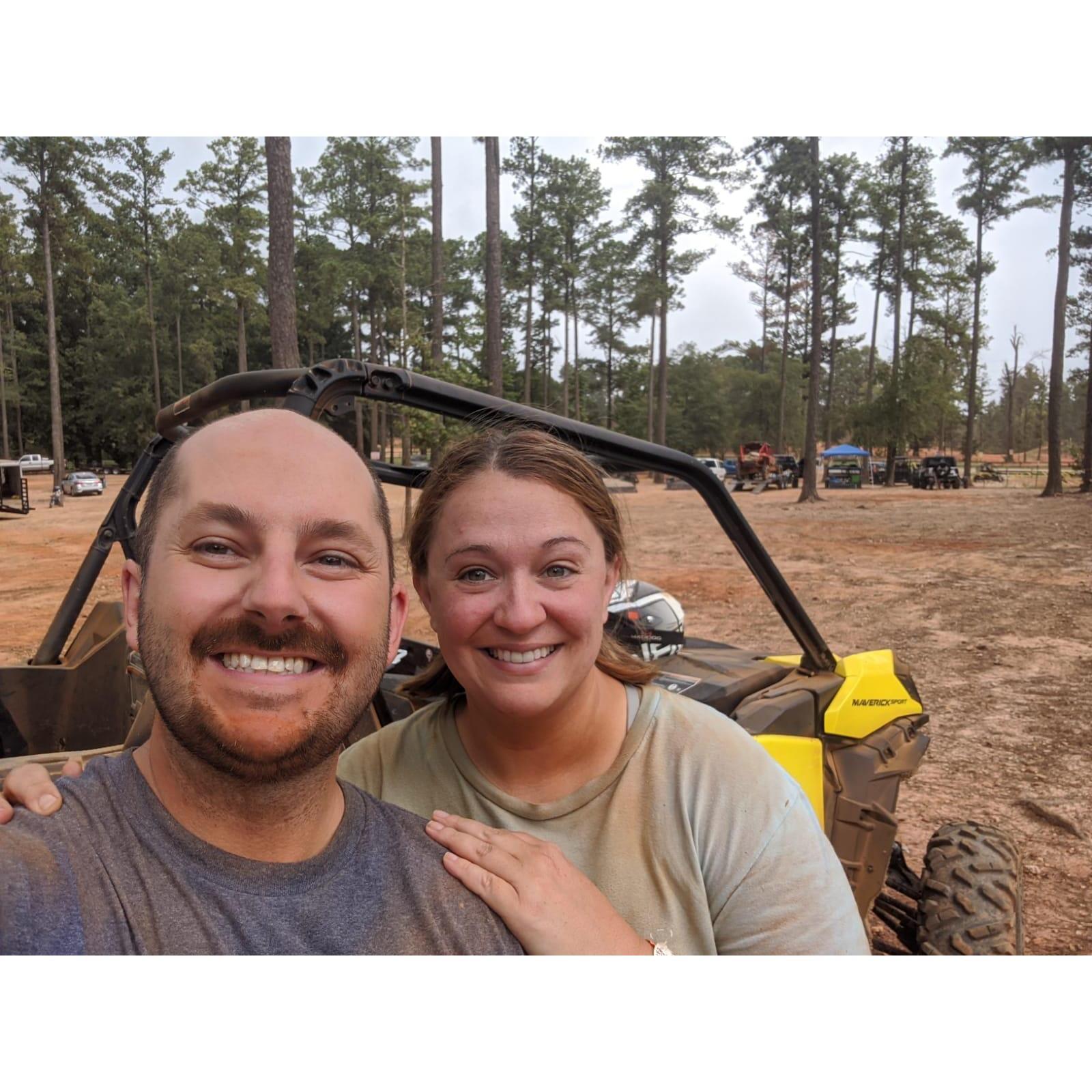 One of our favorite activities! Getting dirty and going fast!